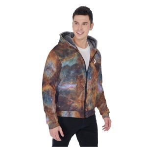 Cosmic Cluster – Sherpa Fleece Zip Up