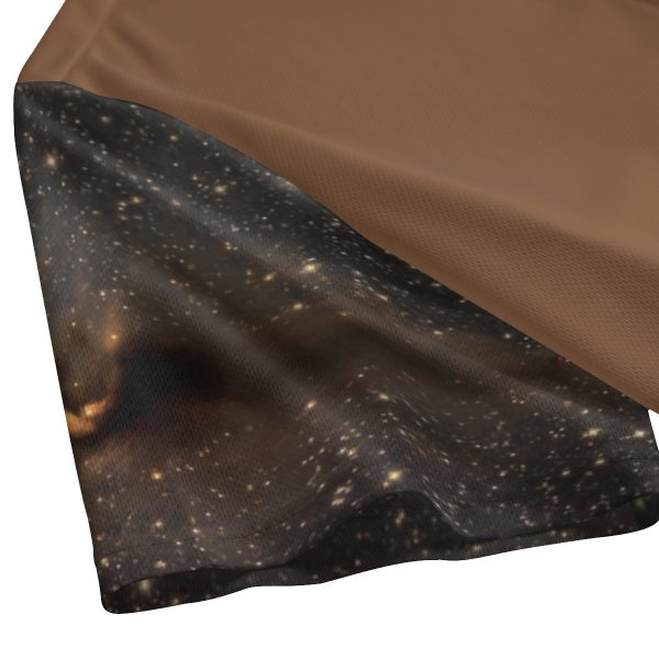 Bat Nebula Men's Polo -Brown - Image 4